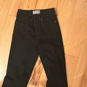 everlane high rise slim straight jean size 26 regular